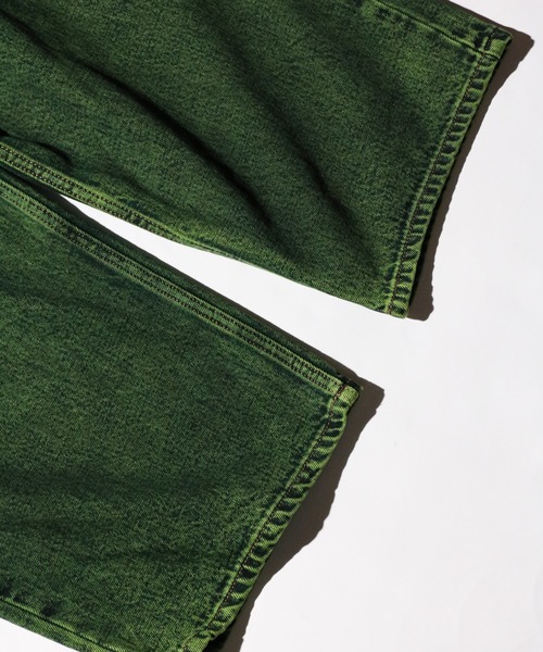 GUNG HO（ガンホー）の「GUNG HO / ガンホー DENIM BAGGY PANTS OVER DYE バギーデニムパンツ オーバーダイ カラーデニム（デニムパンツ・メンズ・パープル/グリーン・SMALL/MEDIUM/LARGE/X-SMALL）」の10枚目の写真