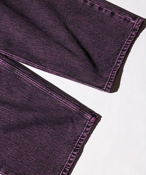 GUNG HO（ガンホー）の「GUNG HO / ガンホー DENIM BAGGY PANTS OVER DYE バギーデニムパンツ オーバーダイ カラーデニム（デニムパンツ・メンズ・パープル/グリーン・SMALL/MEDIUM/LARGE/X-SMALL）」の15枚目の写真
