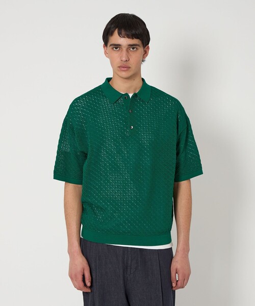 MONKEY TIME（モンキータイム）の「シルケット USAコットン ウォーターマーク ポロシャツ（ポロシャツ・メンズ・ターコイズブルー/ブラック/ケリーグリーン・S/M/L/XL）」の15枚目の写真