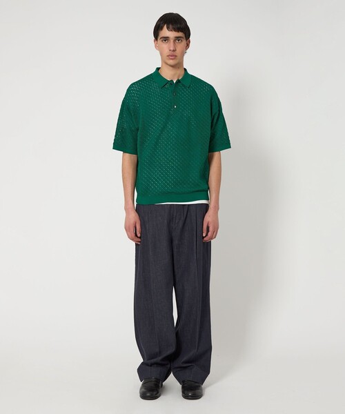 MONKEY TIME（モンキータイム）の「シルケット USAコットン ウォーターマーク ポロシャツ（ポロシャツ・メンズ・ターコイズブルー/ブラック/ケリーグリーン・S/M/L/XL）」の18枚目の写真