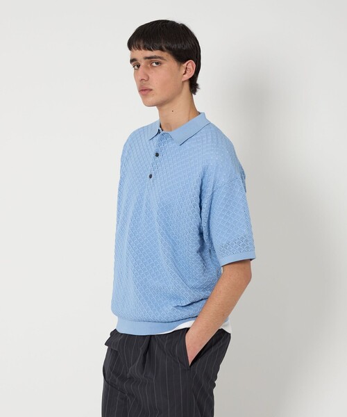 MONKEY TIME（モンキータイム）の「シルケット USAコットン ウォーターマーク ポロシャツ（ポロシャツ・メンズ・ターコイズブルー/ブラック/ケリーグリーン・S/M/L/XL）」の21枚目の写真