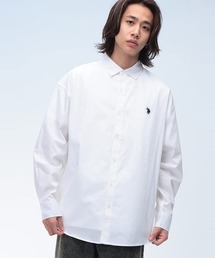U.S. POLO ASSN. ワンポイント 長袖 オーバーシャツ PLM51702