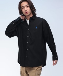 U.S. POLO ASSN. ワンポイント 長袖 オーバーシャツ PLM51702
