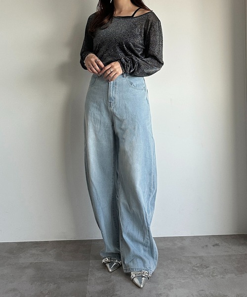 apres jour mignon(アプレジュールミニョン)の「レイヤードシアートップス【ZOZOTOWN限定アイテム】(Tシャツ/カットソー・レディース・ブラック/ライトグレー/ブラック系その他/オフホワイト・X-LARGE/フリー)」の10枚目の写真