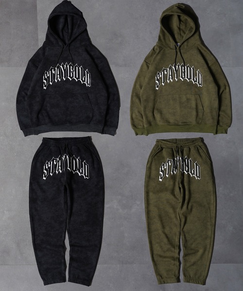 STAY GOLD(ステイゴールド)の「【STAYGOLD】ブラックストーン ボンディング スウェットパンツ【セットアップ可能】 / Blackstone Bonding Sweatpants(スウェットパンツ・メンズ・カーキ/ブラック・M/L)」の3枚目の写真