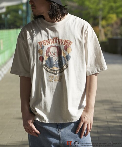 VENCEEXCHANGE（ヴァンスエクスチェンジ）の「IT イット ビンテージライクプリントTシャツ（Tシャツ/カットソー・メンズ・ブラック/アイボリー/オフホワイト/ダークグレー・L/M/LL）」の19枚目の写真