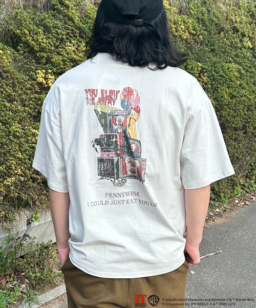 VENCEEXCHANGE（ヴァンスエクスチェンジ）の「IT イット ビンテージライクプリントTシャツ（Tシャツ/カットソー・メンズ・ブラック/アイボリー/オフホワイト/ダークグレー・L/M/LL）」の13枚目の写真