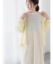 Te chichi TERRASSE | メッシュフラワーコードキャミワンピース《2025spring catalog item》(ワンピース)