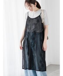 Te chichi TERRASSE（テチチテラス）の「メッシュフラワーコードキャミワンピース《2025spring catalog item》（ワンピース）」