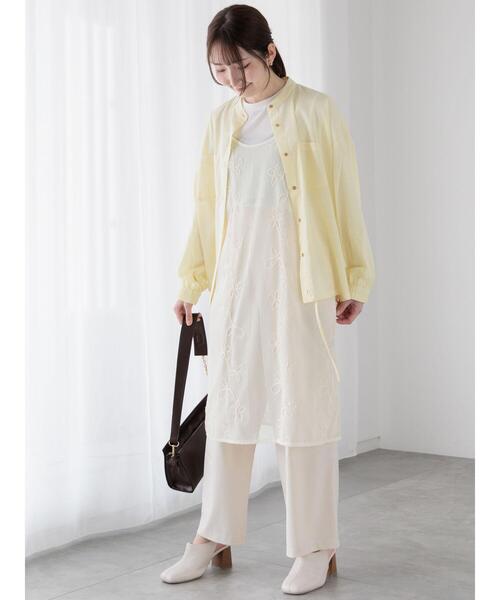 Te chichi TERRASSE（テチチテラス）の「メッシュフラワーコードキャミワンピース《2025spring catalog item》（ワンピース・レディース・オフホワイト/ブラック・F）」の9枚目の写真