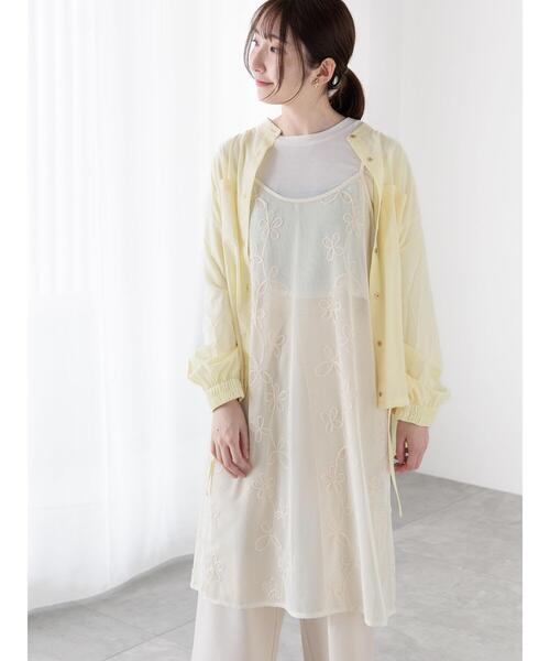 Te chichi TERRASSE（テチチテラス）の「メッシュフラワーコードキャミワンピース《2025spring catalog item》（ワンピース・レディース・オフホワイト/ブラック・F）」の7枚目の写真