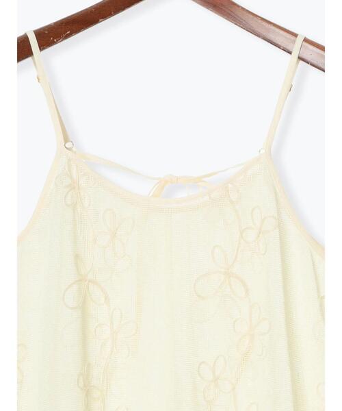 Te chichi TERRASSE（テチチテラス）の「メッシュフラワーコードキャミワンピース《2025spring catalog item》（ワンピース・レディース・オフホワイト/ブラック・F）」の15枚目の写真