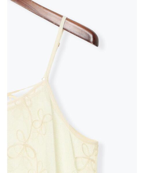 Te chichi TERRASSE（テチチテラス）の「メッシュフラワーコードキャミワンピース《2025spring catalog item》（ワンピース・レディース・オフホワイト/ブラック・F）」の14枚目の写真