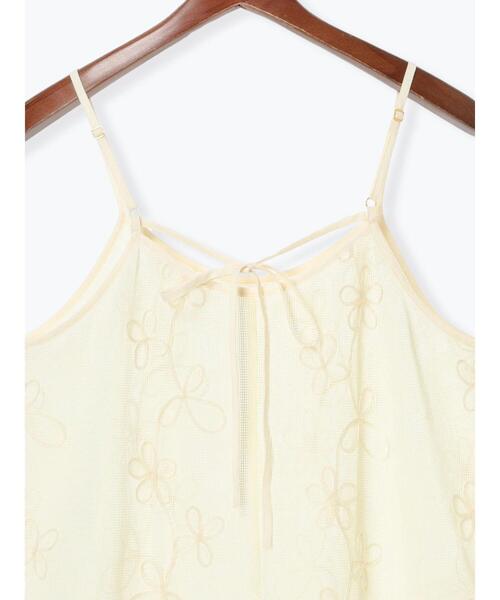 Te chichi TERRASSE（テチチテラス）の「メッシュフラワーコードキャミワンピース《2025spring catalog item》（ワンピース・レディース・オフホワイト/ブラック・F）」の12枚目の写真