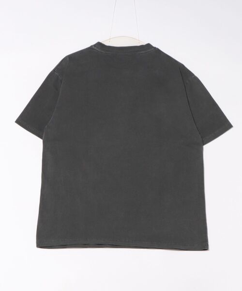 SPINNS（スピンズ）の「ヴィンテージライクピグメントTシャツ/ガールプリント（Tシャツ/カットソー・メンズ・ブラック/カーキ/ブラウン・ONESIZE）」の4枚目の写真