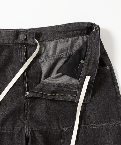 NULL（ヌル）の「NULL TOKYO / W-KNEE SHORTS（デニムパンツ・メンズ・ブラック系その他4/ブルー系その他4・SMALL/LARGE/X-LARGE/MEDIUM）」の4枚目の写真