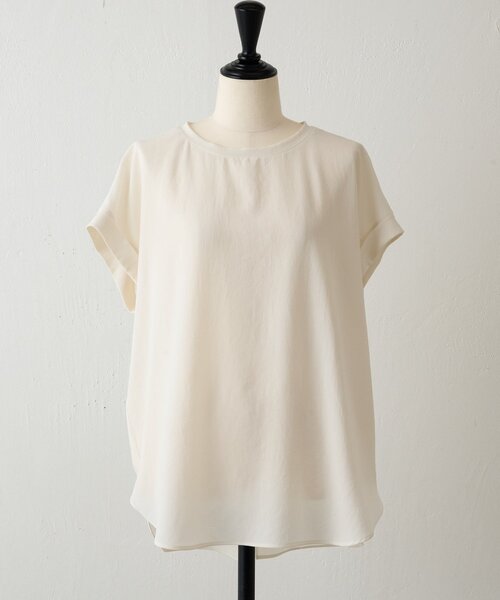 セール】ストレッチジョーゼットブラウス（シャツ/ブラウス