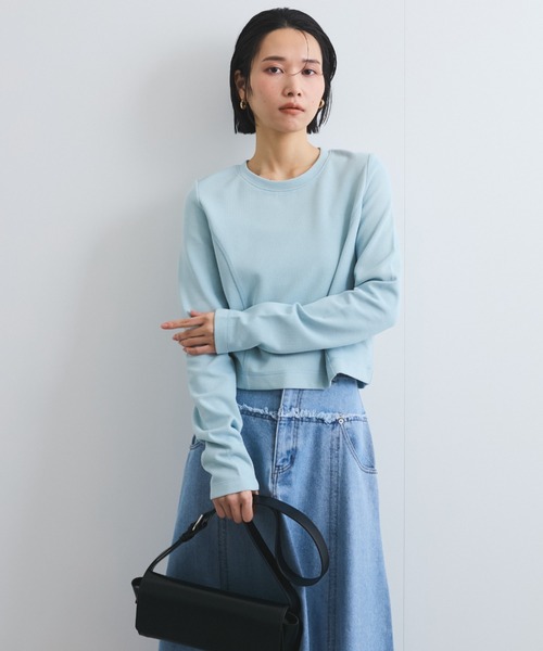 VICKY（ビッキー）の「デザイン切替カットプルオーバー≪洗濯機で洗える≫（Tシャツ/カットソー・レディース・オフホワイト/ブルー/ベージュ・M）」の17枚目の写真
