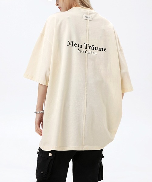 JOHNNY WOLF(ジョニーウルフ)の「JASPER オーバーサイズ バックロゴ Tシャツ(Tシャツ/カットソー・メンズ・オフホワイト/ブラック/パープル・S/M/L)」の10枚目の写真