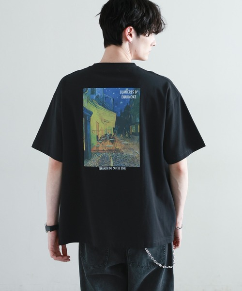 RAGEBLUE(レイジブルー)の「天竺/アートプリントTシャツ(Tシャツ/カットソー・メンズ・ライトブルー/ブラック/ホワイト/ベージュ系その他2・SMALL/LARGE/MEDIUM)」の2枚目の写真