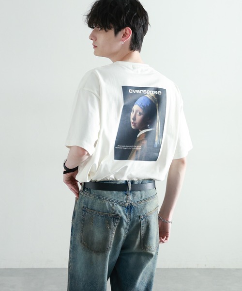 RAGEBLUE(レイジブルー)の「天竺/アートプリントTシャツ(Tシャツ/カットソー・メンズ・ライトブルー/ブラック/ホワイト/ベージュ系その他2・SMALL/LARGE/MEDIUM)」の8枚目の写真