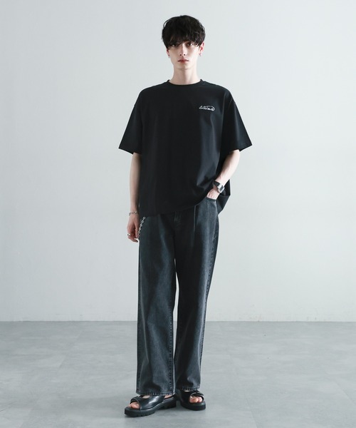 RAGEBLUE(レイジブルー)の「天竺/アートプリントTシャツ(Tシャツ/カットソー・メンズ・ライトブルー/ブラック/ホワイト/ベージュ系その他2・SMALL/LARGE/MEDIUM)」の10枚目の写真