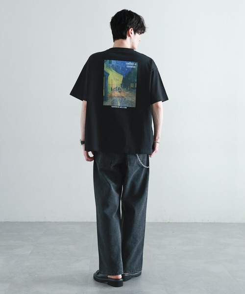 RAGEBLUE(レイジブルー)の「天竺/アートプリントTシャツ(Tシャツ/カットソー・メンズ・ライトブルー/ブラック/ホワイト/ベージュ系その他2・SMALL/LARGE/MEDIUM)」の11枚目の写真