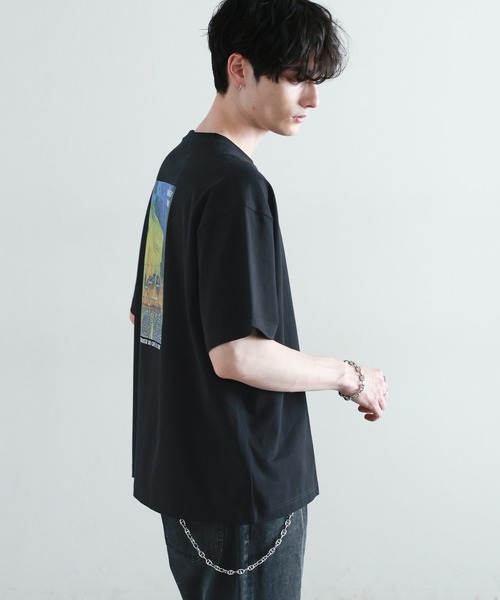 RAGEBLUE(レイジブルー)の「天竺/アートプリントTシャツ(Tシャツ/カットソー・メンズ・ライトブルー/ブラック/ホワイト/ベージュ系その他2・SMALL/LARGE/MEDIUM)」の13枚目の写真