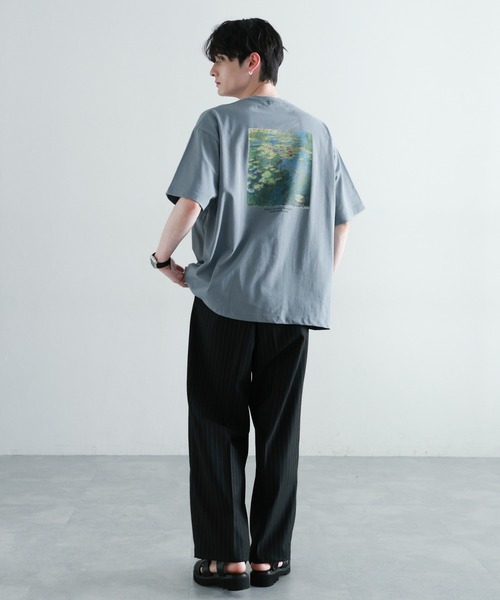 RAGEBLUE(レイジブルー)の「天竺/アートプリントTシャツ(Tシャツ/カットソー・メンズ・ライトブルー/ブラック/ホワイト/ベージュ系その他2・SMALL/LARGE/MEDIUM)」の22枚目の写真