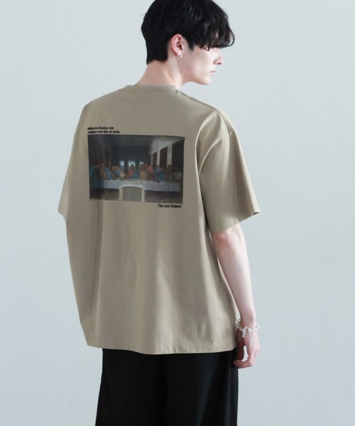 RAGEBLUE(レイジブルー)の「天竺/アートプリントTシャツ(Tシャツ/カットソー・メンズ・ライトブルー/ブラック/ホワイト/ベージュ系その他2・SMALL/LARGE/MEDIUM)」の20枚目の写真