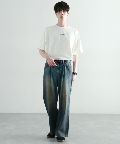 RAGEBLUE(レイジブルー)の「天竺/アートプリントTシャツ(Tシャツ/カットソー・メンズ・ライトブルー/ブラック/ホワイト/ベージュ系その他2・SMALL/LARGE/MEDIUM)」の5枚目の写真