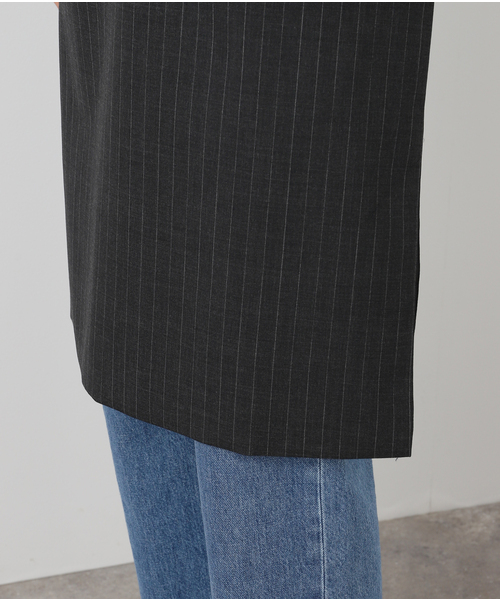 INSCRIRE(アンスクリア)の「【INSCRIRE /アンスクリア】Wool Front Dress:ワンピース(ワンピース・レディース・チャコールグレー・38)」の4枚目の写真