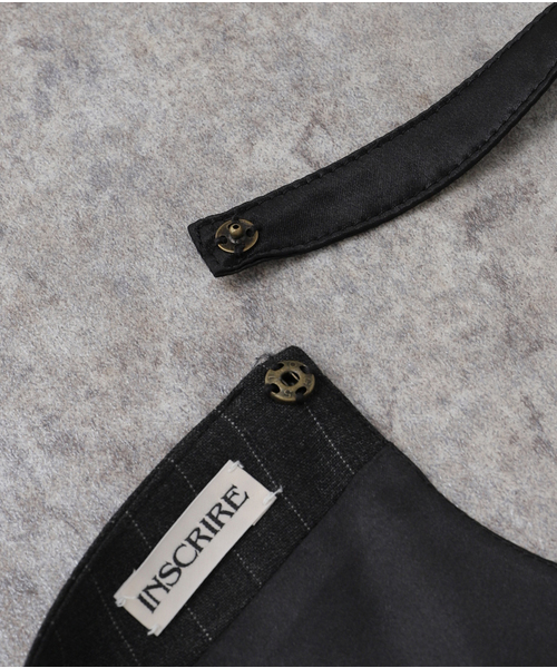 INSCRIRE(アンスクリア)の「【INSCRIRE /アンスクリア】Wool Front Dress:ワンピース(ワンピース・レディース・チャコールグレー・38)」の6枚目の写真