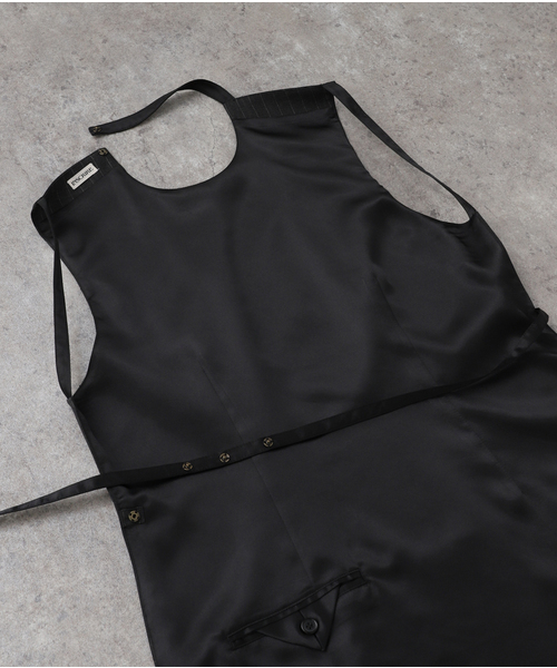 INSCRIRE(アンスクリア)_AW21_ワンピース INSCRIRE /アンスクリア】Wool Front Dress：ワンピース