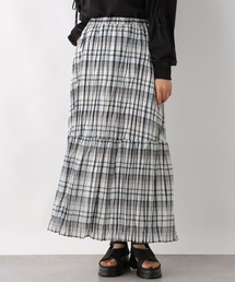LEPSIM | クリンクルチェックスカート　323753(スカート)