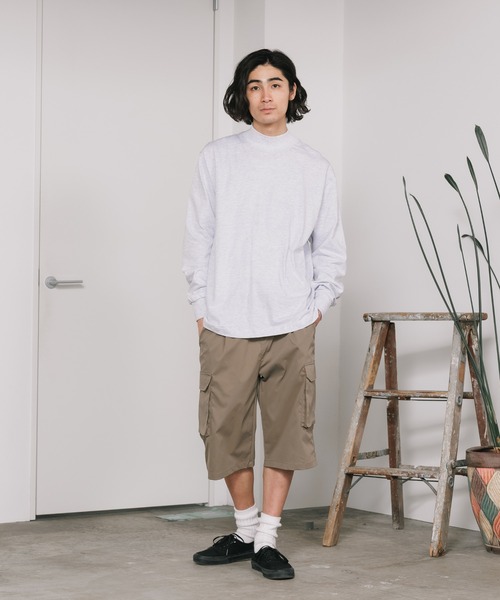 SKKONE(スコーネ)の「SKKONE/スコーネ ストレッチ リラックスカーゴ ハーフパンツ(カーゴパンツ・メンズ・オリーブ/ブラック/ブラウン・L/LL/M)」の15枚目の写真