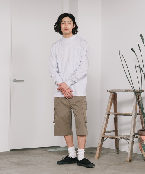 SKKONE(スコーネ)の「SKKONE/スコーネ ストレッチ リラックスカーゴ ハーフパンツ(カーゴパンツ・メンズ・オリーブ/ブラック/ブラウン・L/LL/M)」の16枚目の写真