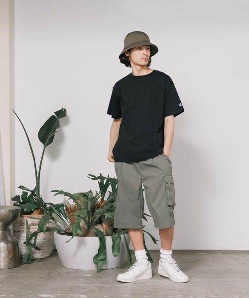 SKKONE(スコーネ)の「SKKONE/スコーネ ストレッチ リラックスカーゴ ハーフパンツ(カーゴパンツ・メンズ・オリーブ/ブラック/ブラウン・L/LL/M)」の9枚目の写真