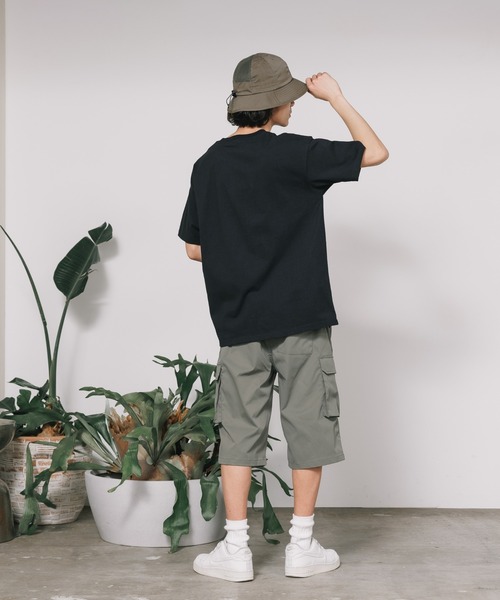 SKKONE(スコーネ)の「SKKONE/スコーネ ストレッチ リラックスカーゴ ハーフパンツ(カーゴパンツ・メンズ・オリーブ/ブラック/ブラウン・L/LL/M)」の10枚目の写真
