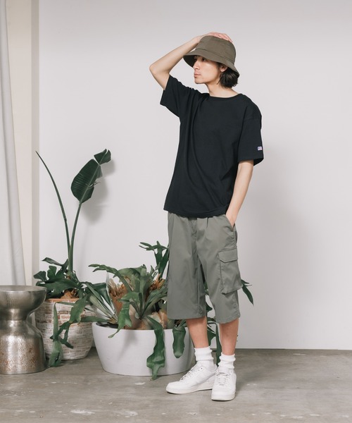 SKKONE(スコーネ)の「SKKONE/スコーネ ストレッチ リラックスカーゴ ハーフパンツ(カーゴパンツ・メンズ・オリーブ/ブラック/ブラウン・L/LL/M)」の8枚目の写真