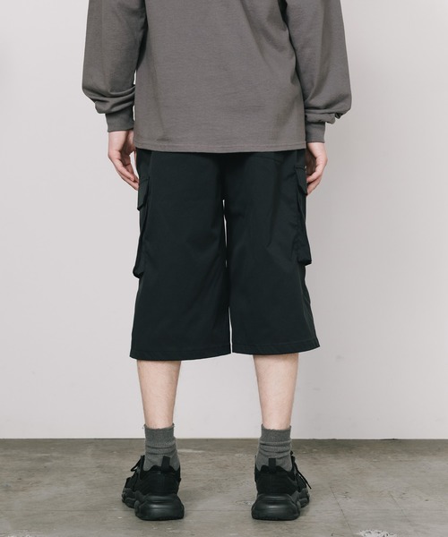 SKKONE(スコーネ)の「SKKONE/スコーネ ストレッチ リラックスカーゴ ハーフパンツ(カーゴパンツ・メンズ・オリーブ/ブラック/ブラウン・L/LL/M)」の21枚目の写真