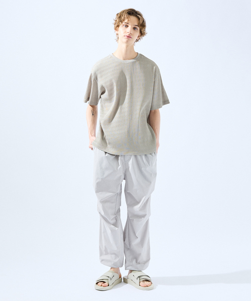 AH ABAHOUSE(エーエイチアバハウス)の「【AH ABAHOUSE】360°ストレッチ ウォータープルーフ パラシュート パンツ(その他パンツ・メンズ・カーキ/ブラック/チャコールグレー/ライトグレー・46/48)」の6枚目の写真