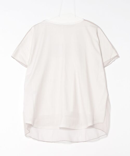 LOHEN チュールレイヤードジオメトリープリントTシャツ LOHEN チュールレイヤードジオメトリープリントTシャツ