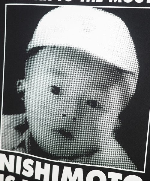 NISHIMOTO IS THE MOUTH（ニシモト イズ ザ マウス）の「S/S TEE | TASHIRO IS THE MOUTH（Tシャツ/カットソー・メンズ・ホワイト/ブラック・MEDIUM/LARGE/X-LARGE）」の19枚目の写真