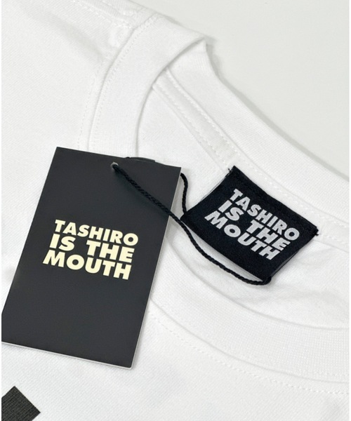 NISHIMOTO IS THE MOUTH（ニシモト イズ ザ マウス）の「S/S TEE | TASHIRO IS THE MOUTH（Tシャツ/カットソー・メンズ・ホワイト/ブラック・MEDIUM/LARGE/X-LARGE）」の8枚目の写真