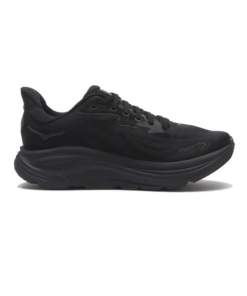 HOKA（ホカ）の「W CLIFTON 10　1162031-BBLC（スニーカー・レディース・ブラック・23.5cm/24.0cm/24.5cm/25.0cm/25.5cm/23.0cm/26.0cm/22.5cm/22.0cm/26.5cm）」の2枚目の写真