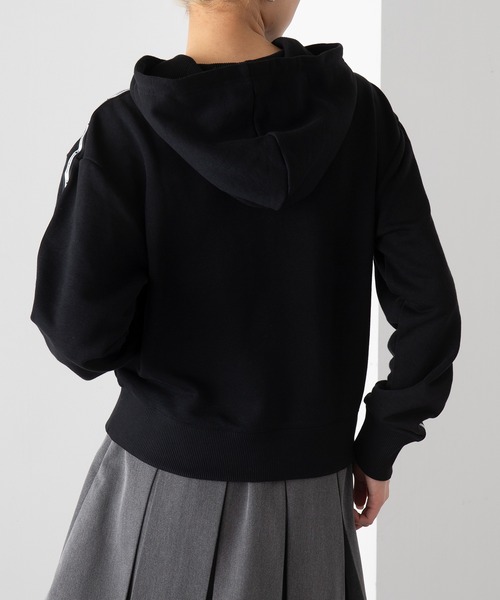Champion（チャンピオン）の「【Champion】Crop Hoodie Jumper パーカー（パーカー・レディース・ホワイト/ブラック/パープル・S/M/XL/L）」の16枚目の写真
