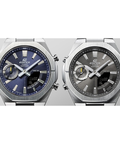 EDIFICE(CASIO)(エディフィス)の「Smartphone Link series / ECB-S10YD-2AJF(アナログ腕時計・メンズ・ネイビー・FREE)」の5枚目の写真