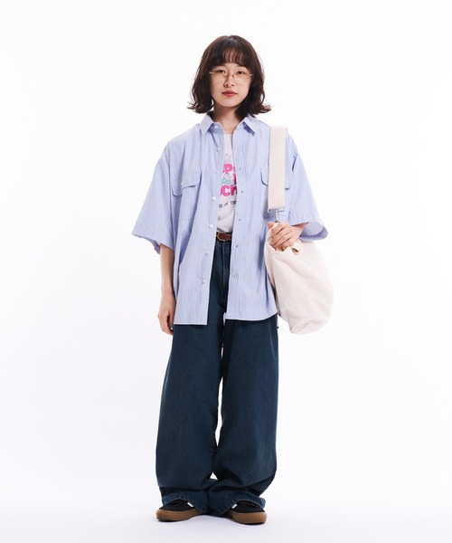 THE BOLDMAN(ザ ボールドマン)の「2way shoulder bag / 2wayショルダーバック(ショルダーバッグ・メンズ・アイボリー/ブラック・FREE)」の7枚目の写真