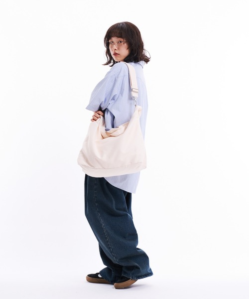 THE BOLDMAN(ザ ボールドマン)の「2way shoulder bag / 2wayショルダーバック(ショルダーバッグ・メンズ・アイボリー/ブラック・FREE)」の8枚目の写真